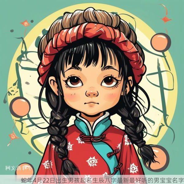 蛇年4月22日出生男孩起名生辰八字最新最好听的男宝宝名字