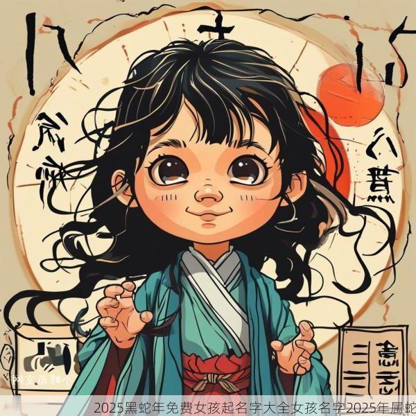 2025黑蛇年免费女孩起名字大全女孩名字2025年属蛇