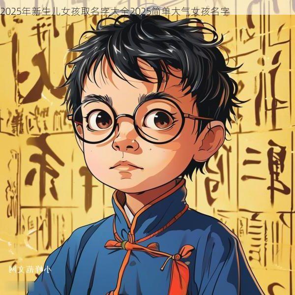 2025年新生儿女孩取名字大全2025简单大气女孩名字