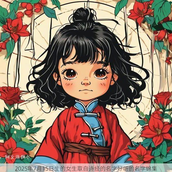 2025年7月15日生的女生取自诗经的名字好听的名字锦集