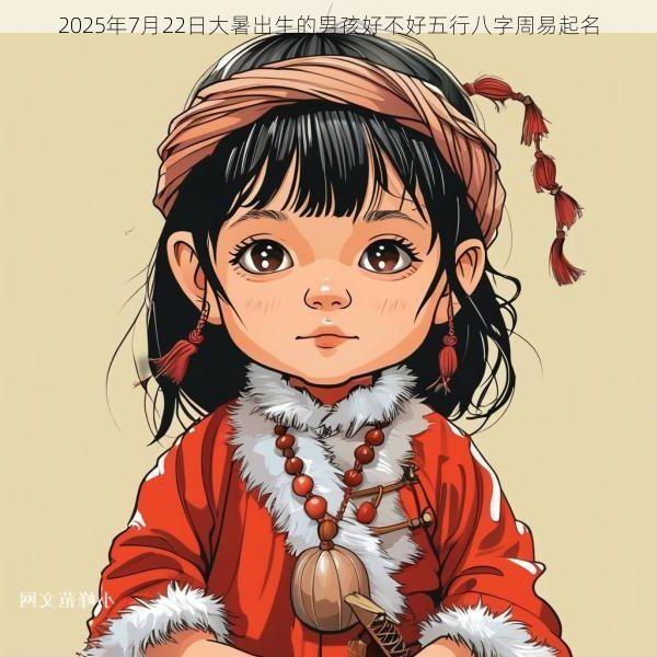 2025年7月22日大暑出生的男孩好不好五行八字周易起名