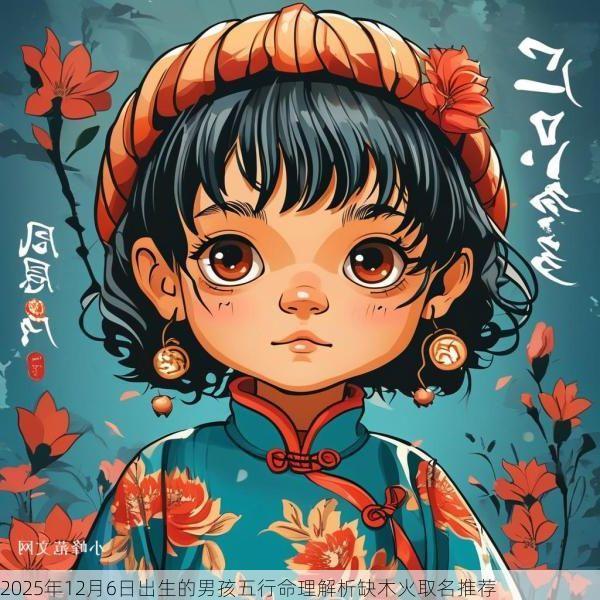 2025年12月6日出生的男孩五行命理解析缺木火取名推荐