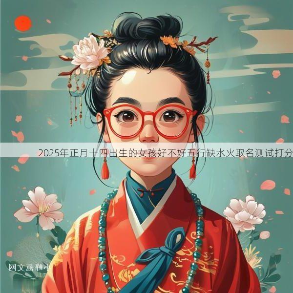 2025年正月十四出生的女孩好不好五行缺水火取名测试打分