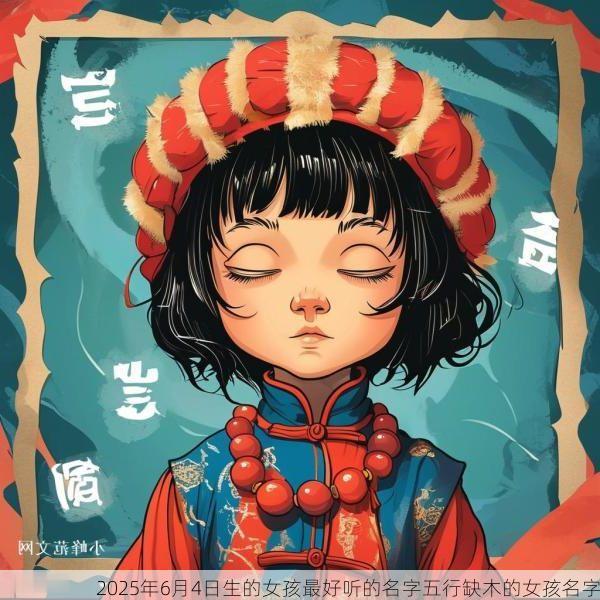2025年6月4日生的女孩最好听的名字五行缺木的女孩名字