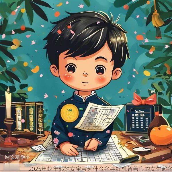 2025年蛇年郭姓女宝宝起什么名字好机智善良的女生起名