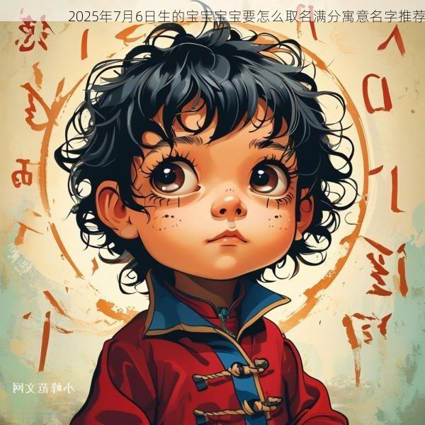 2025年7月6日生的宝宝宝宝要怎么取名满分寓意名字推荐