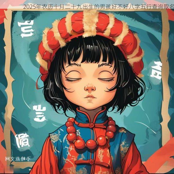 2025年农历十月二十九出生的男孩好不好八字五行查询取名