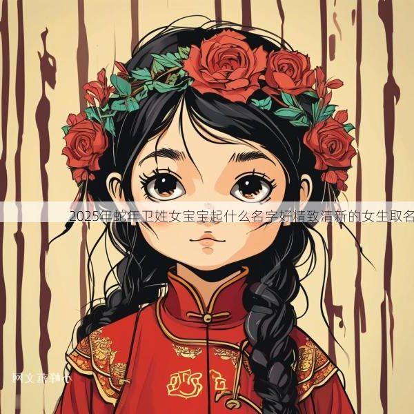 2025年蛇年卫姓女宝宝起什么名字好精致清新的女生取名