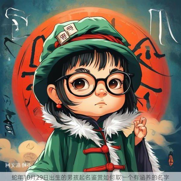 蛇年10月29日出生的男孩起名鉴赏如何取一个有涵养的名字