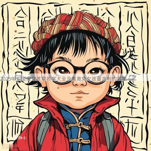 2025年蛇宝宝女孩取名字大全及寓意兔女孩最吉利的名字