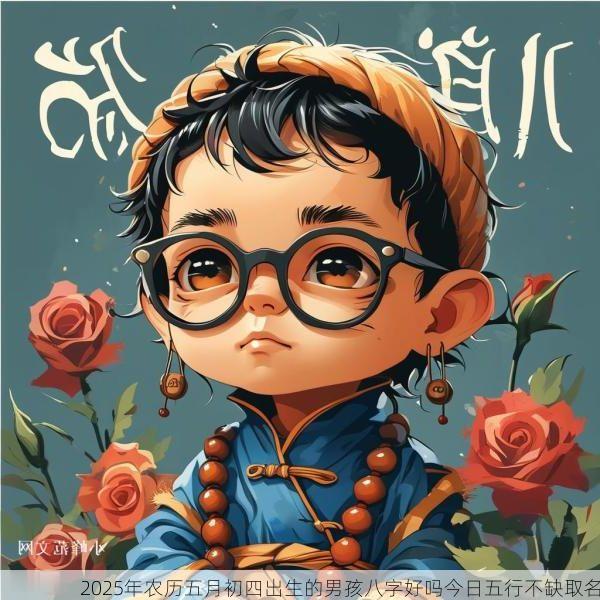2025年农历五月初四出生的男孩八字好吗今日五行不缺取名