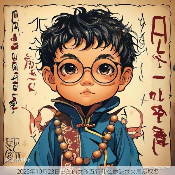 2025年10月23日出生的女孩五行什么命缺水火周易取名