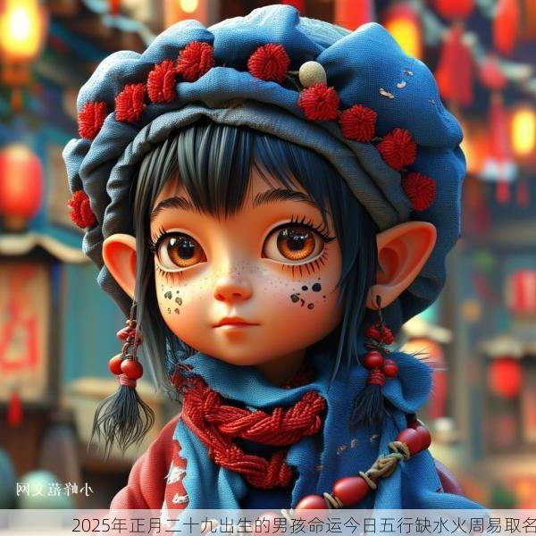 2025年正月二十九出生的男孩命运今日五行缺水火周易取名