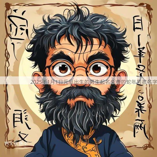 2025年1月1日元旦出生的男生起名免费的蛇年男孩名字