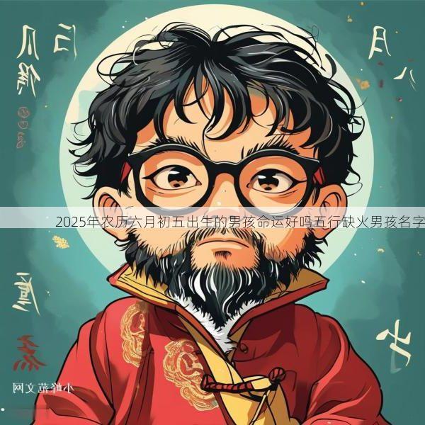 2025年农历六月初五出生的男孩命运好吗五行缺火男孩名字