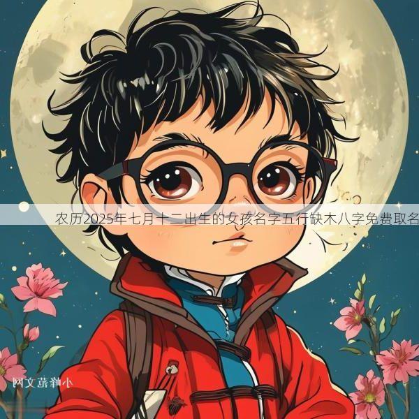 农历2025年七月十二出生的女孩名字五行缺木八字免费取名