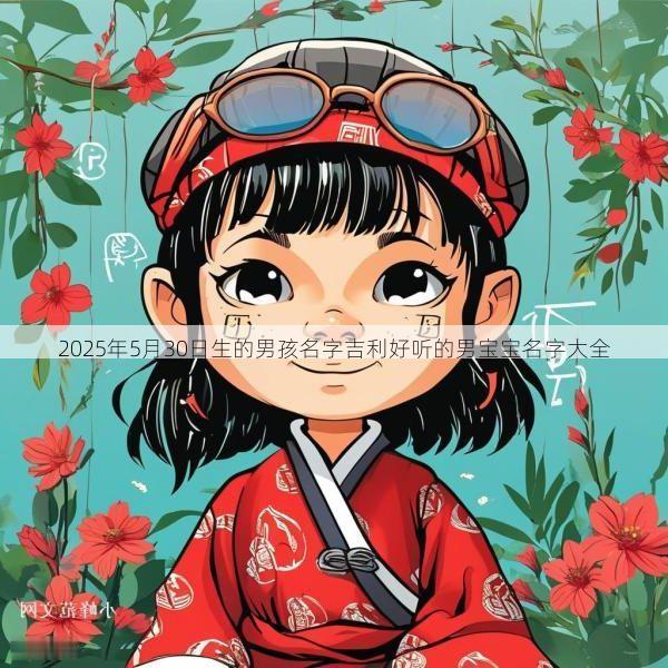 2025年5月30日生的男孩名字吉利好听的男宝宝名字大全