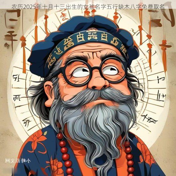 农历2025年十月十三出生的女孩名字五行缺木八字免费取名