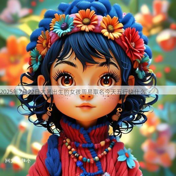 2025年7月22日大暑出生的女孩周易取名今天五行缺什么