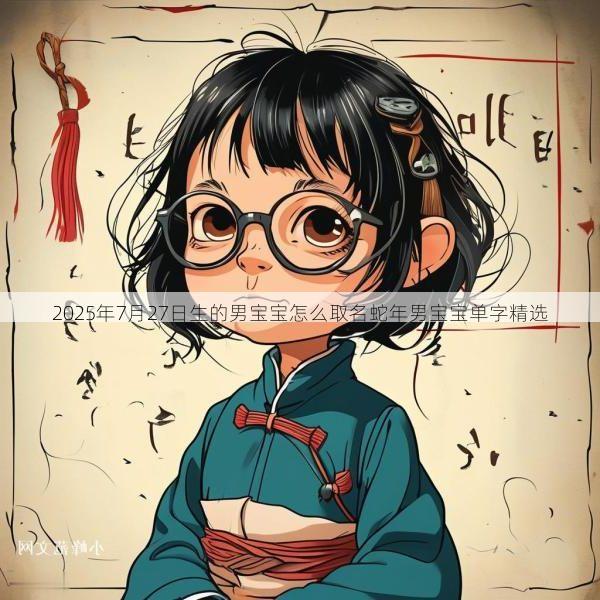 2025年7月27日生的男宝宝怎么取名蛇年男宝宝单字精选