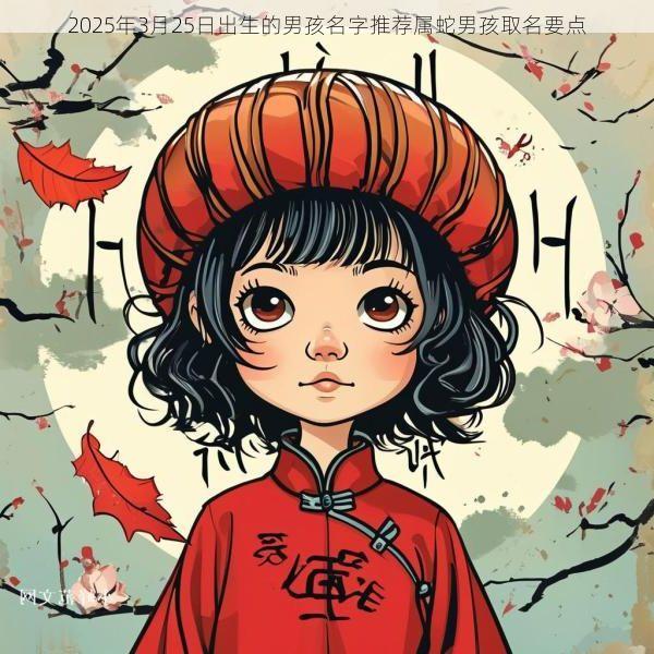 2025年3月25日出生的男孩名字推荐属蛇男孩取名要点