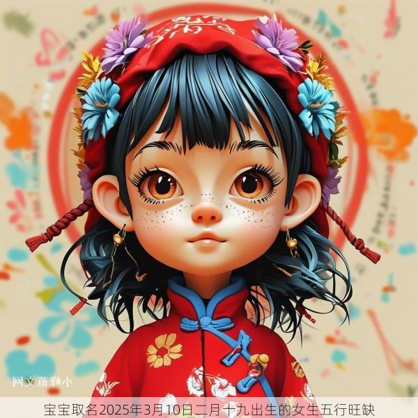 宝宝取名2025年3月10日二月十九出生的女生五行旺缺