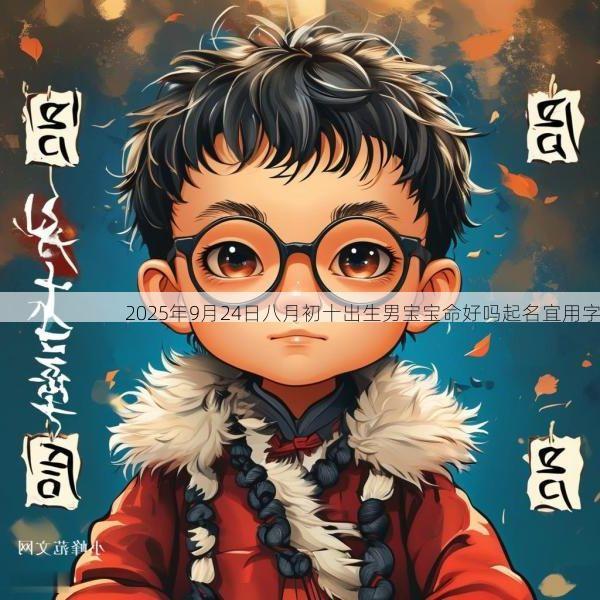2025年9月24日八月初十出生男宝宝命好吗起名宜用字