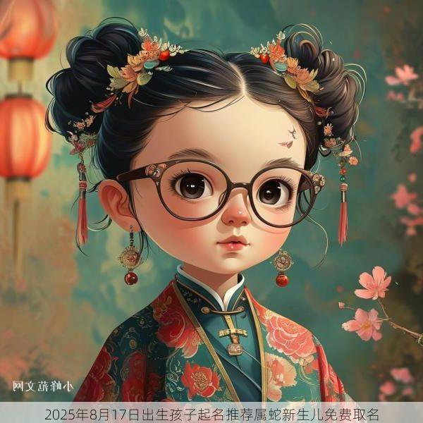 2025年8月17日出生孩子起名推荐属蛇新生儿免费取名