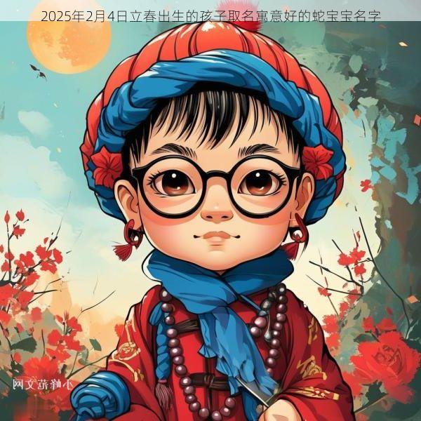 2025年2月4日立春出生的孩子取名寓意好的蛇宝宝名字