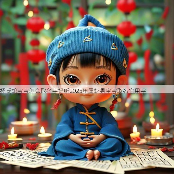 杨氏蛇宝宝怎么取名字好听2025年属蛇男宝宝取名宜用字
