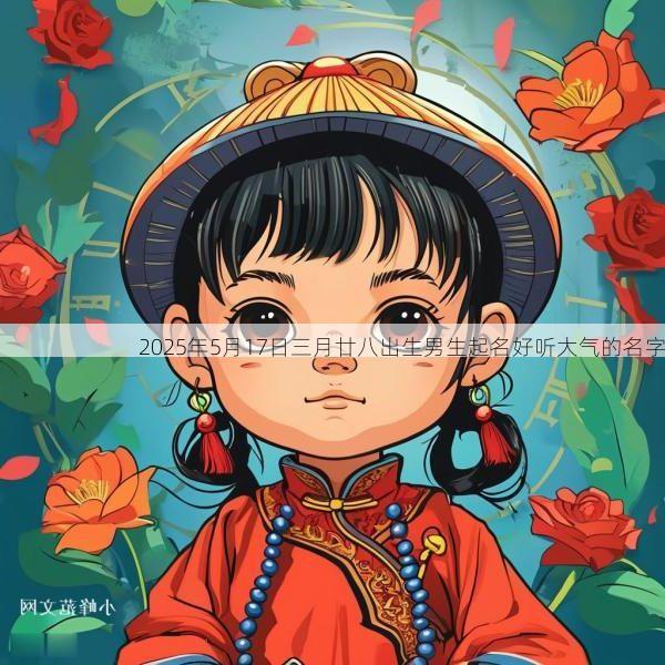 2025年5月17日三月廿八出生男生起名好听大气的名字