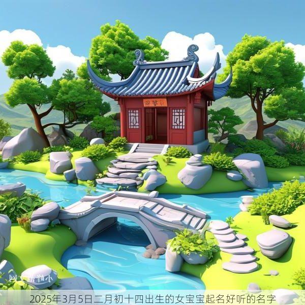 2025年3月5日二月初十四出生的女宝宝起名好听的名字