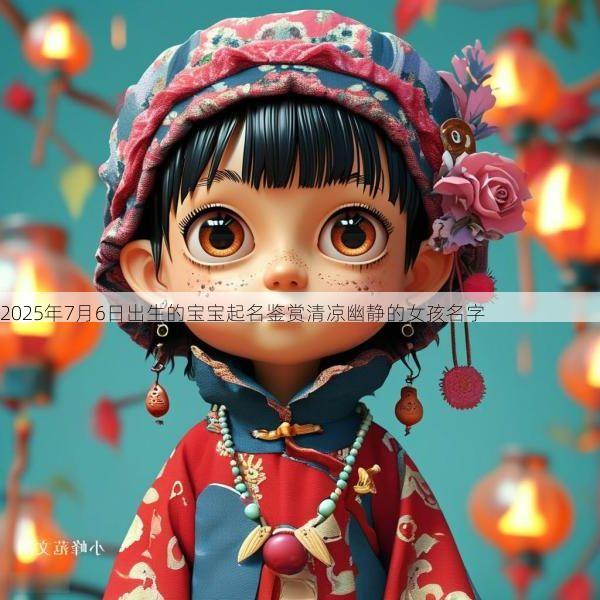 2025年7月6日出生的宝宝起名鉴赏清凉幽静的女孩名字