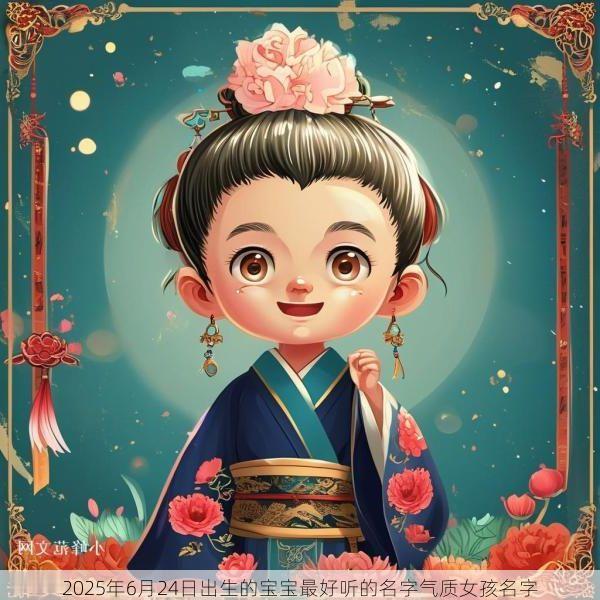 2025年6月24日出生的宝宝最好听的名字气质女孩名字
