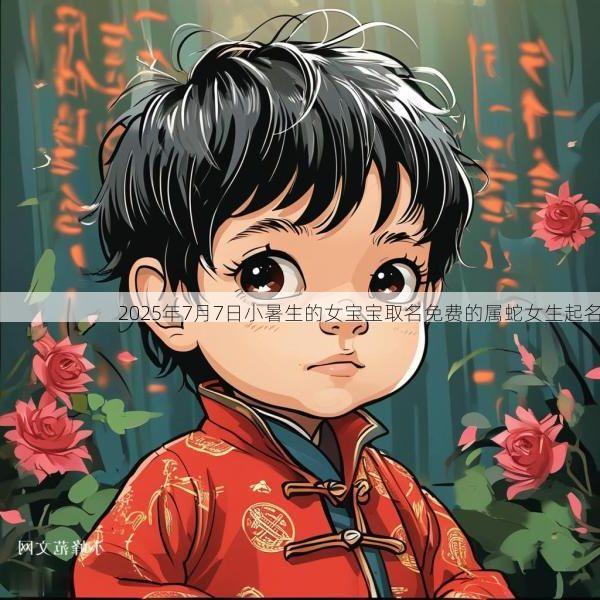2025年7月7日小暑生的女宝宝取名免费的属蛇女生起名