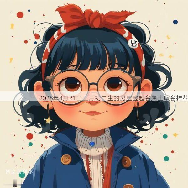 2025年4月21日三月初二生的男宝宝起名属土取名推荐