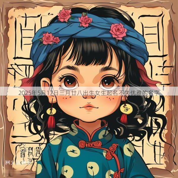 2025年5月17日三月廿八出生女生起名不失优雅的名字