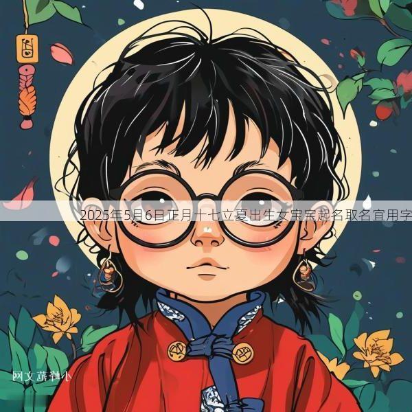 2025年5月6日正月十七立夏出生女宝宝起名取名宜用字