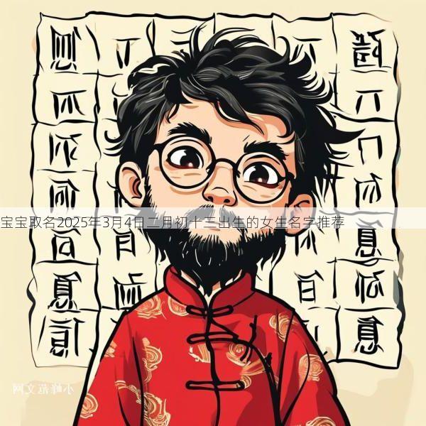 宝宝取名2025年3月4日二月初十三出生的女生名字推荐