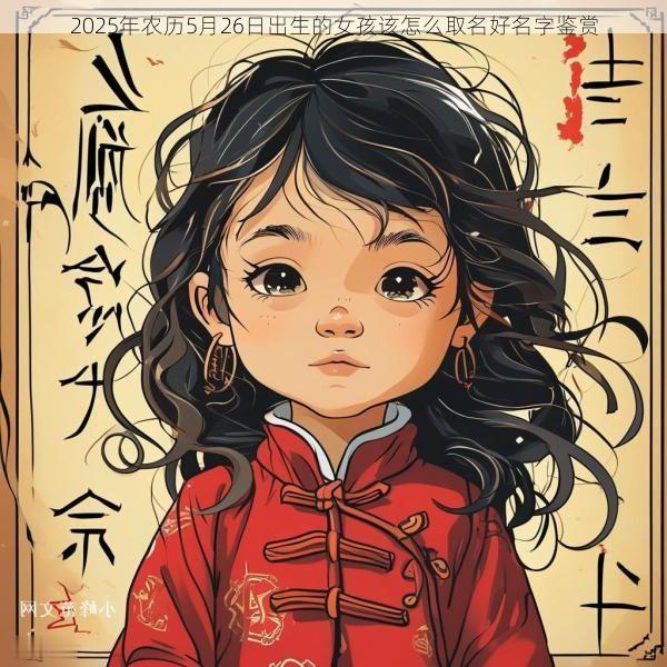 2025年农历5月26日出生的女孩该怎么取名好名字鉴赏