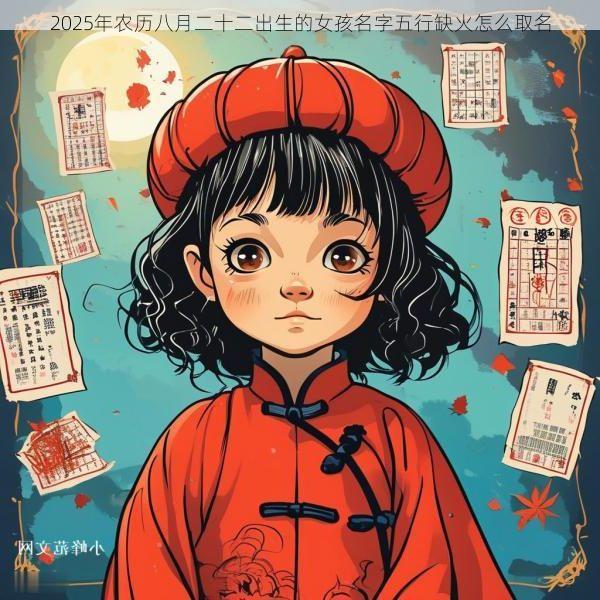 2025年农历八月二十二出生的女孩名字五行缺火怎么取名