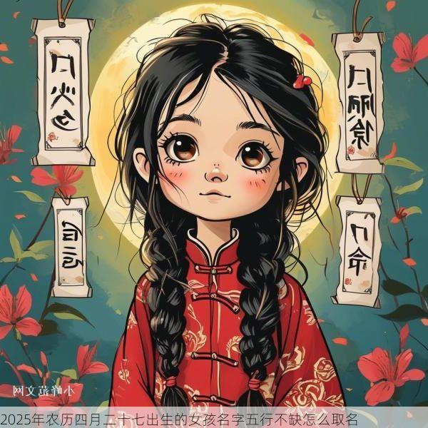 2025年农历四月二十七出生的女孩名字五行不缺怎么取名