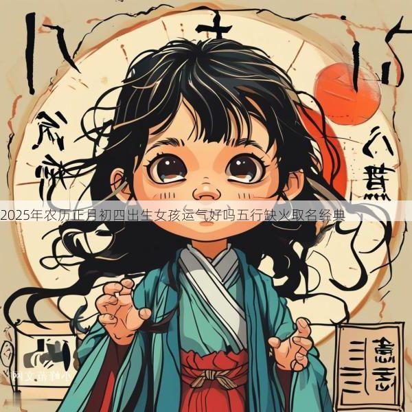 2025年农历正月初四出生女孩运气好吗五行缺火取名经典