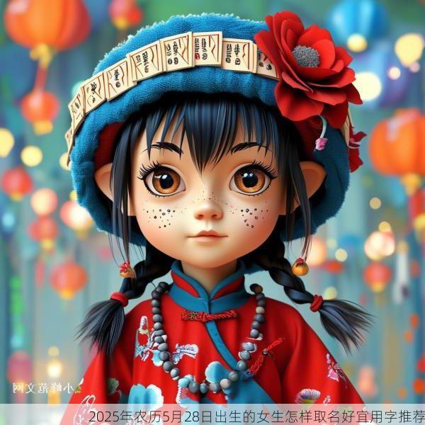 2025年农历5月28日出生的女生怎样取名好宜用字推荐