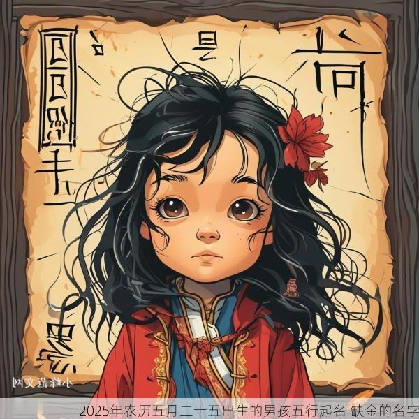2025年农历五月二十五出生的男孩五行起名 缺金的名字