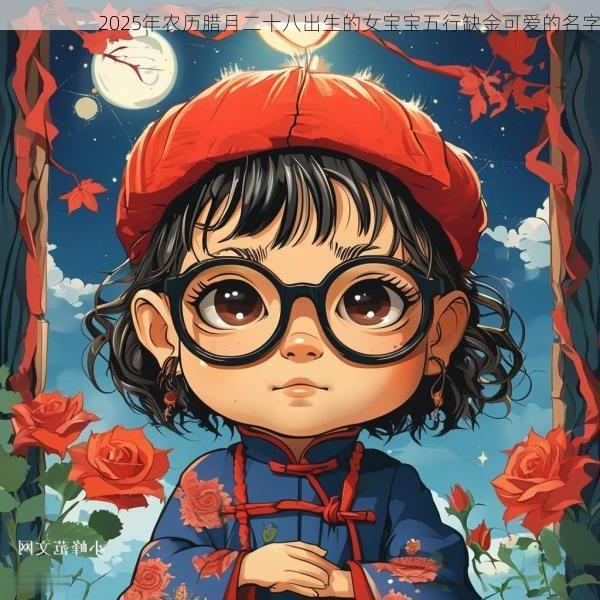 2025年农历腊月二十八出生的女宝宝五行缺金可爱的名字