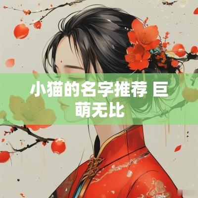 小猫的名字推荐 巨萌无比