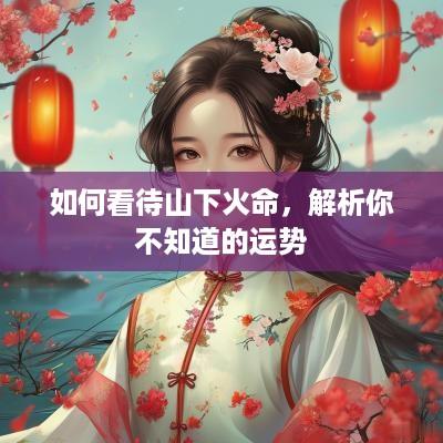 如何看待山下火命，解析你不知道的运势