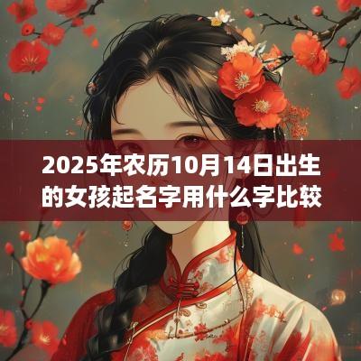 2025年农历10月14日出生的女孩起名字用什么字比较好 美好的蛇年女孩名字