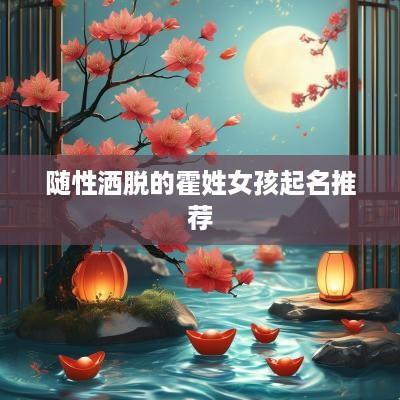 随性洒脱的霍姓女孩起名推荐